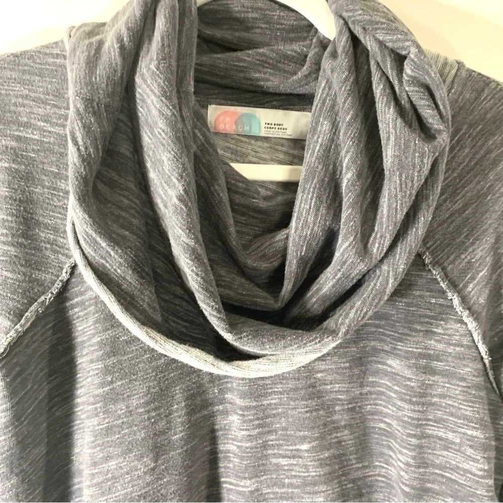 Free People Beach Two Body Cocoon Cowl Neck Top - Picture 4 of 11